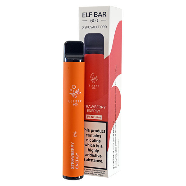Elf Bar 600 | Disposable Pod | Strawberry Energy