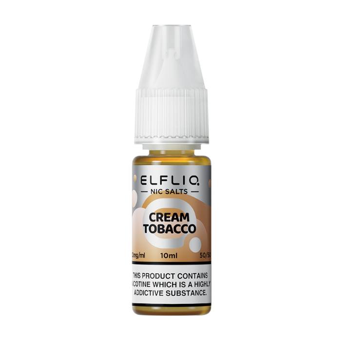 Cream Tobacco | Elfliq Salts | 10mg 20mg