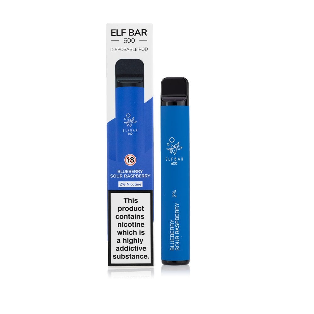 Elf Bar 600 | Disposable Pod | Blueberry Sour Raspberry
